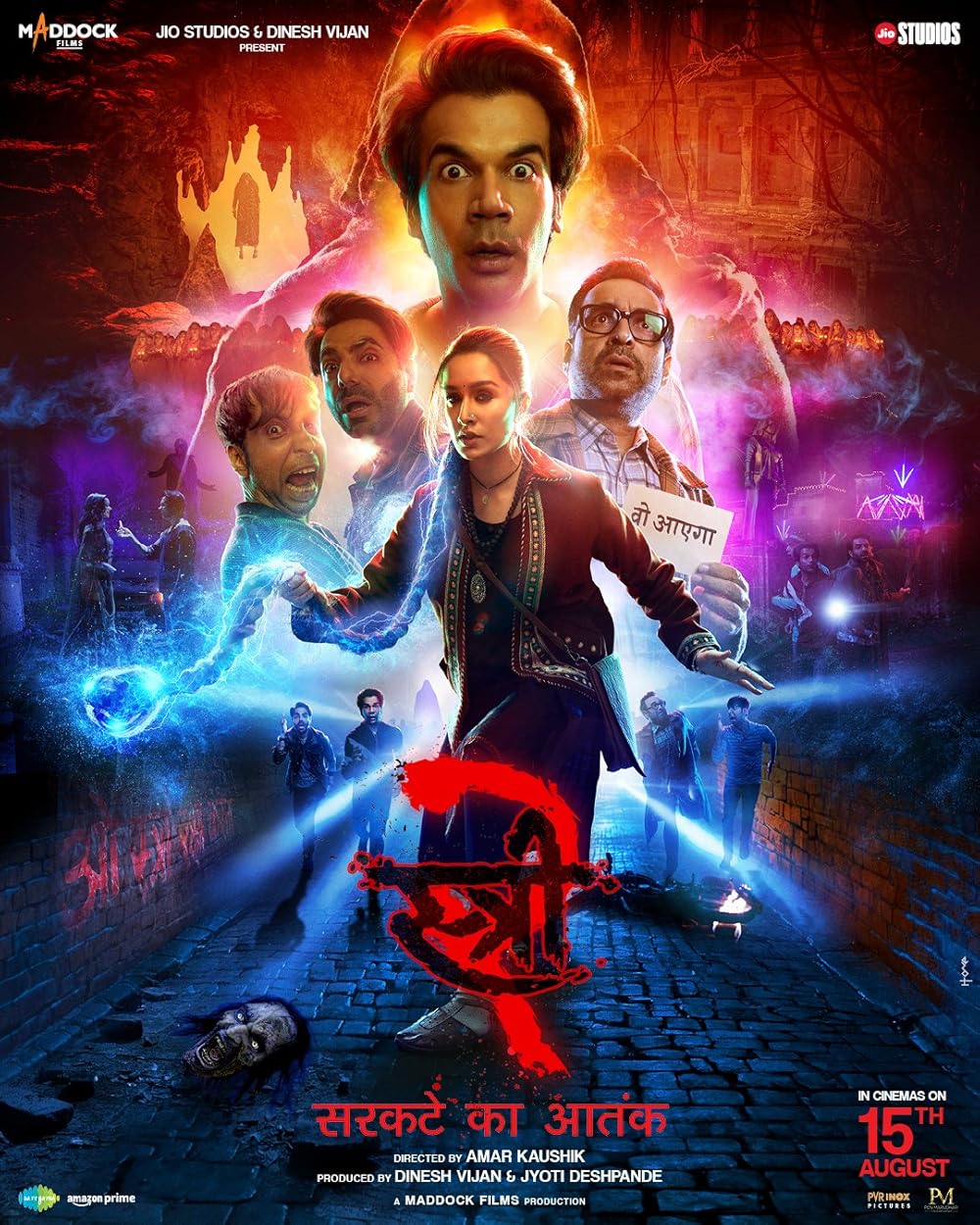 Stree 2 (2024) 720p HDRip Full Hindi Movie ESubs [1.4GB]